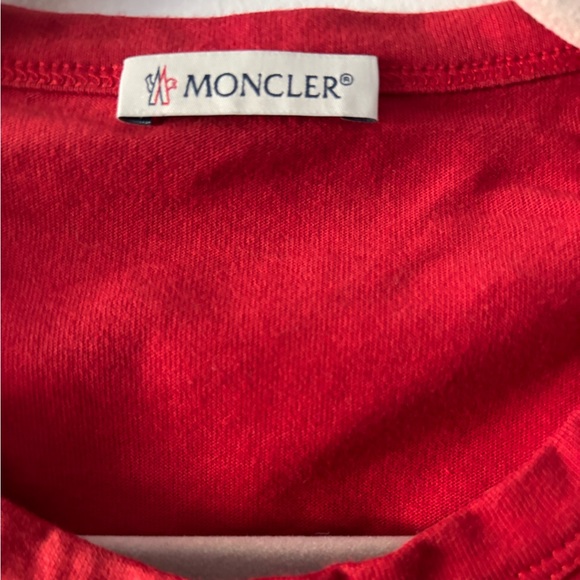 Moncler Men Vibrant Red Tee - Picture 3 of 11